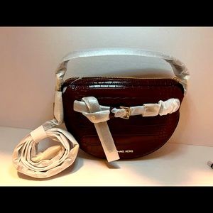 Michael Kors “Emilia” Half Moon Handbag